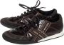 Louis Vuitton Vintage Pre-owned Leather sneakers Brown Dames - Thumbnail 3