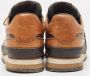 Louis Vuitton Vintage Pre-owned Leather sneakers Brown Heren - Thumbnail 4