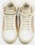 Louis Vuitton Vintage Pre-owned Leather sneakers Gray Dames - Thumbnail 3