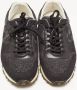 Louis Vuitton Vintage Pre-owned Leather sneakers Gray Dames - Thumbnail 3