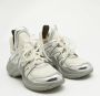 Louis Vuitton Vintage Pre-owned Leather sneakers Gray Dames - Thumbnail 2