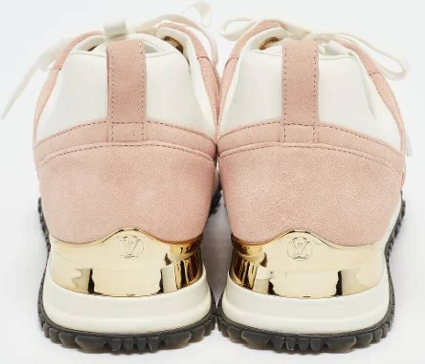 Louis Vuitton Vintage Pre-owned Leather sneakers Pink Dames