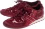 Louis Vuitton Vintage Pre-owned Leather sneakers Red Dames - Thumbnail 3