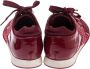 Louis Vuitton Vintage Pre-owned Leather sneakers Red Dames - Thumbnail 4