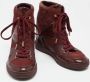 Louis Vuitton Vintage Pre-owned Leather sneakers Red Dames - Thumbnail 4