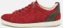 Louis Vuitton Vintage Pre-owned Leather sneakers Red Heren - Thumbnail 2