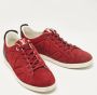 Louis Vuitton Vintage Pre-owned Leather sneakers Red Heren - Thumbnail 4