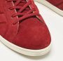 Louis Vuitton Vintage Pre-owned Leather sneakers Red Heren - Thumbnail 7