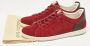 Louis Vuitton Vintage Pre-owned Leather sneakers Red Heren - Thumbnail 9