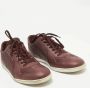 Louis Vuitton Vintage Pre-owned Leather sneakers Red Heren - Thumbnail 4