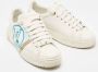 Louis Vuitton Vintage Pre-owned Leather sneakers White Dames - Thumbnail 4