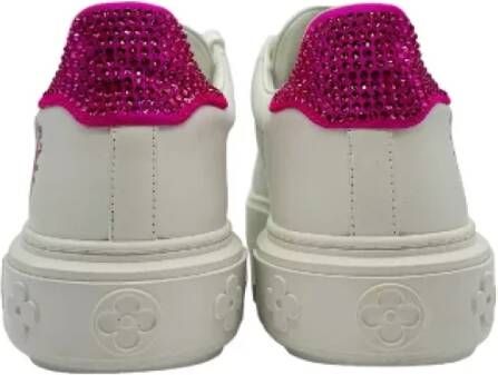 Louis Vuitton Vintage Pre-owned Leather sneakers White Dames