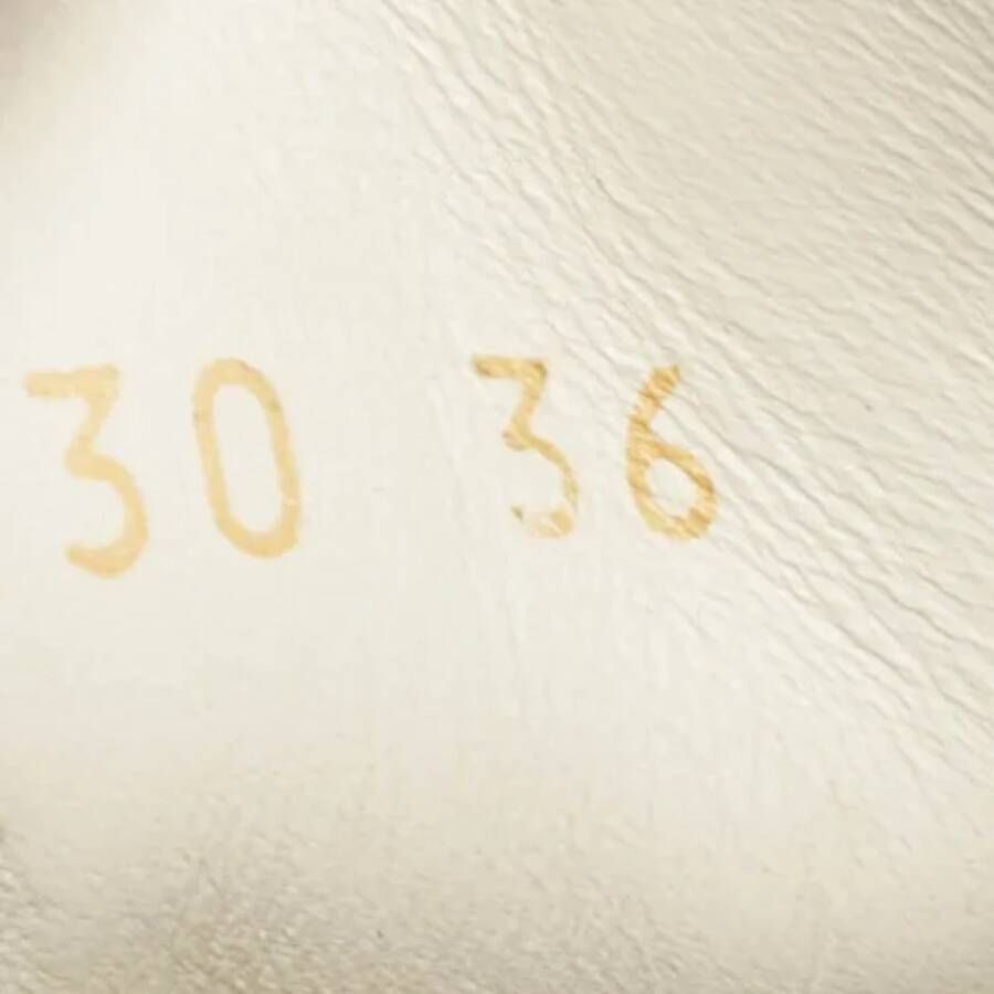 Louis Vuitton Vintage Pre-owned Leather sneakers White Dames