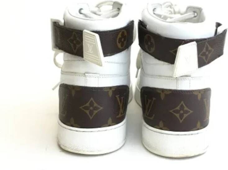 Louis Vuitton Vintage Pre-owned Leather sneakers White Dames