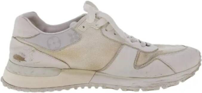 Louis Vuitton Vintage Pre-owned Leather sneakers White Dames