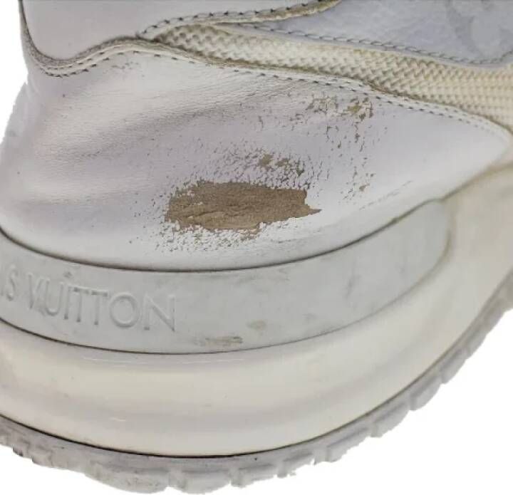 Louis Vuitton Vintage Pre-owned Leather sneakers White Dames