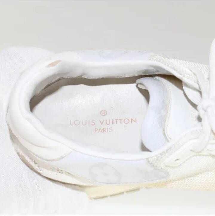 Louis Vuitton Vintage Pre-owned Leather sneakers White Dames