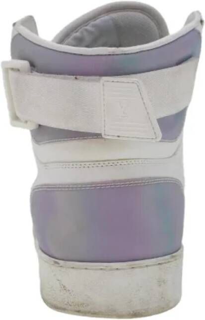 Louis Vuitton Vintage Pre-owned Leather sneakers White Dames