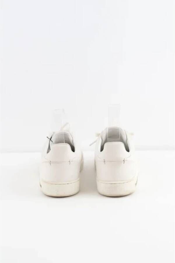 Louis Vuitton Vintage Pre-owned Leather sneakers White Dames