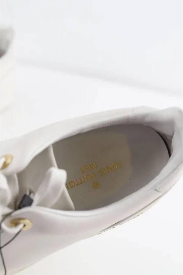Louis Vuitton Vintage Pre-owned Leather sneakers White Dames