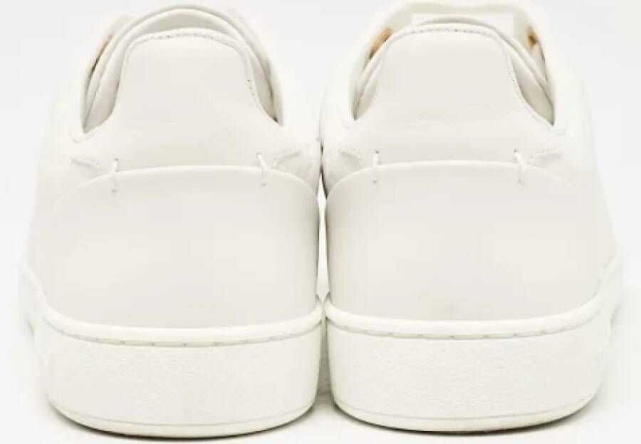 Louis Vuitton Vintage Pre-owned Leather sneakers White Dames