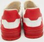 Louis Vuitton Vintage Pre-owned Leather sneakers White Heren - Thumbnail 4