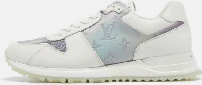Louis Vuitton Vintage Pre-owned Leather sneakers White Heren