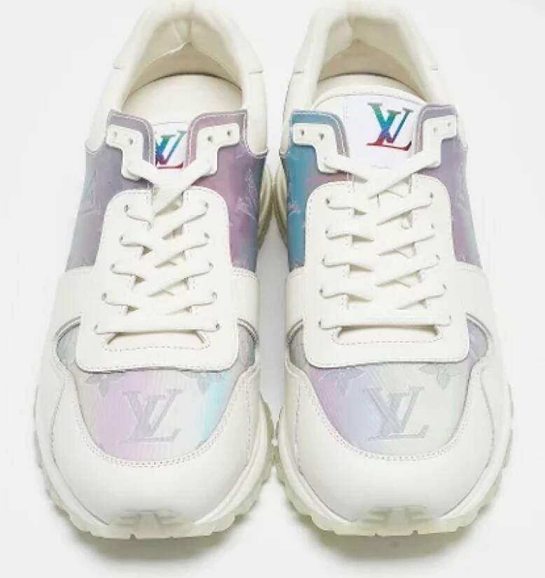 Louis Vuitton Vintage Pre-owned Leather sneakers White Heren