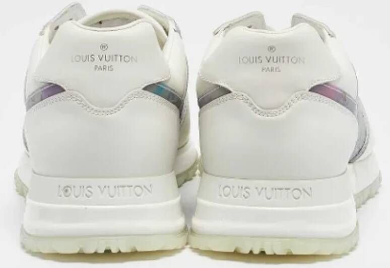 Louis Vuitton Vintage Pre-owned Leather sneakers White Heren