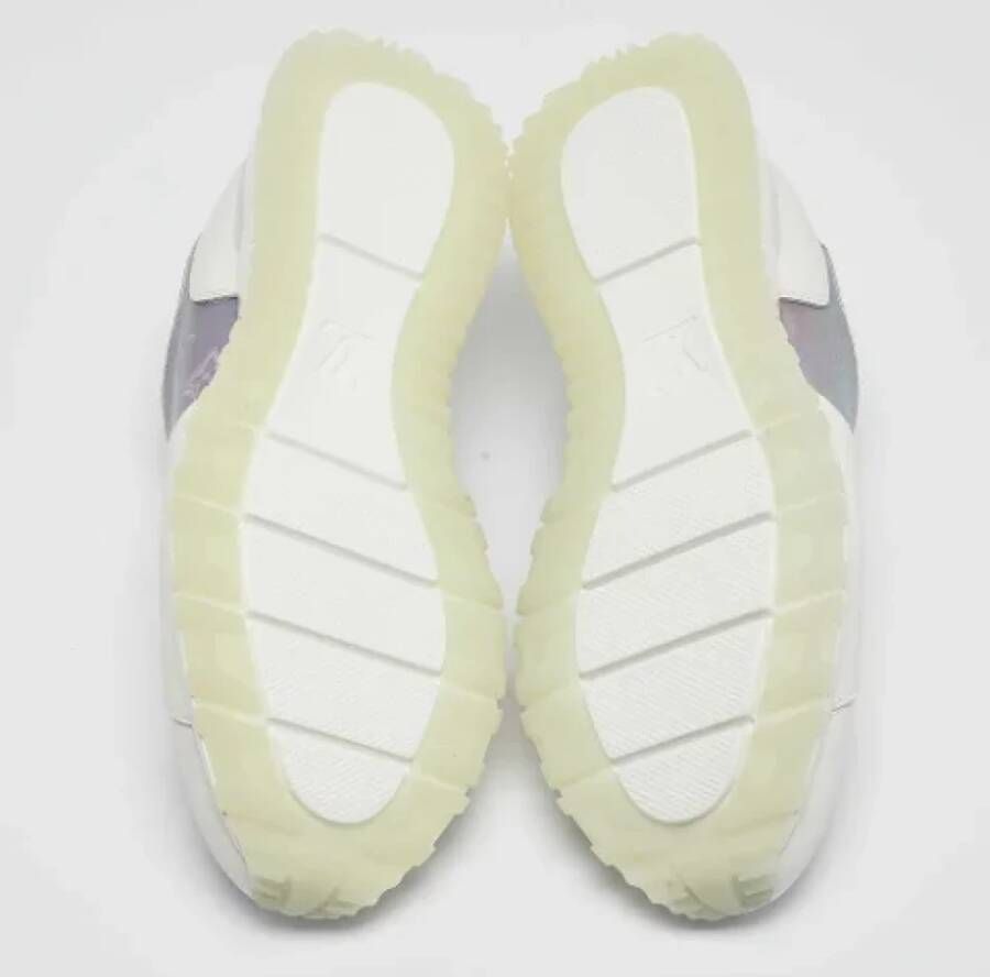 Louis Vuitton Vintage Pre-owned Leather sneakers White Heren