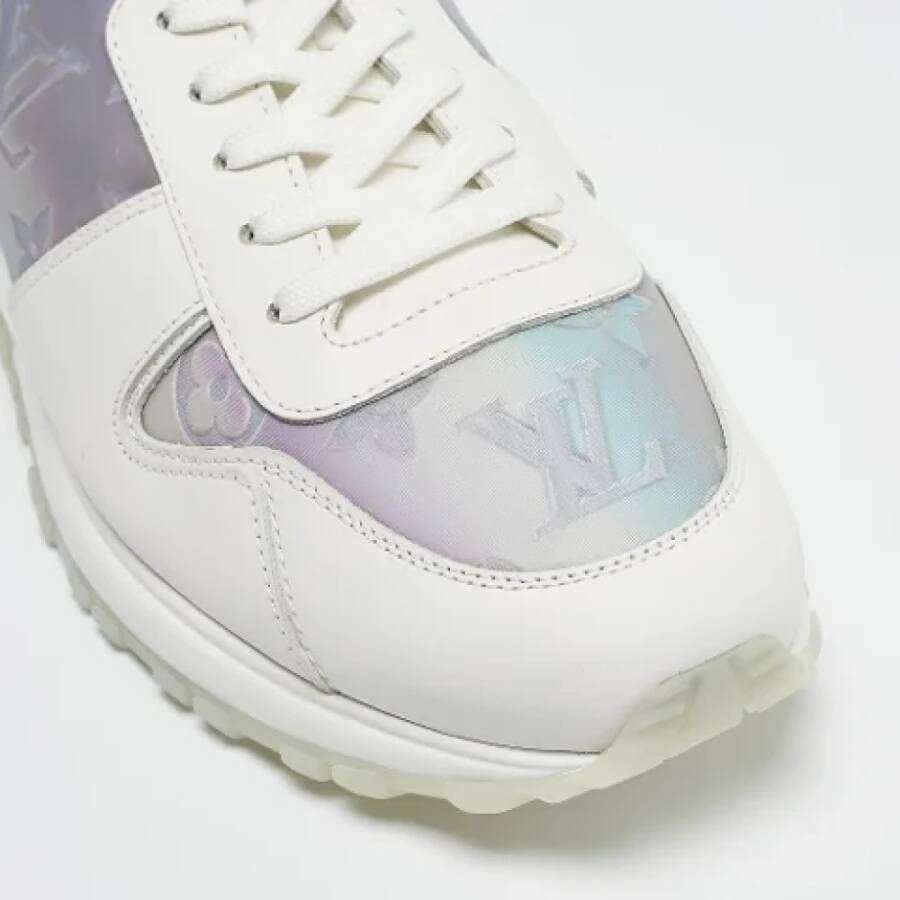 Louis Vuitton Vintage Pre-owned Leather sneakers White Heren