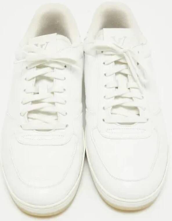 Louis Vuitton Vintage Pre-owned Leather sneakers White Heren