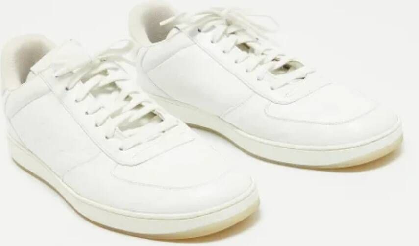 Louis Vuitton Vintage Pre-owned Leather sneakers White Heren