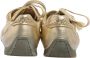 Louis Vuitton Vintage Pre-owned Leather sneakers Yellow Dames - Thumbnail 4