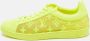 Louis Vuitton Vintage Pre-owned Leather sneakers Yellow Dames - Thumbnail 2