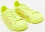 Louis Vuitton Vintage Pre-owned Leather sneakers Yellow Dames - Thumbnail 4
