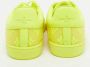 Louis Vuitton Vintage Pre-owned Leather sneakers Yellow Dames - Thumbnail 5