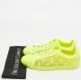 Louis Vuitton Vintage Pre-owned Leather sneakers Yellow Dames - Thumbnail 9