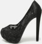 Louis Vuitton Vintage Pre-owned Mesh heels Black Dames - Thumbnail 2