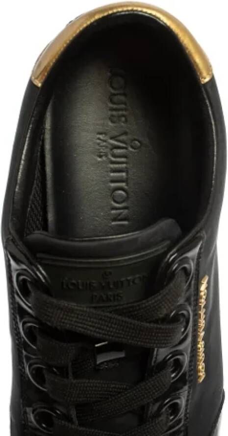 Louis Vuitton Vintage Pre-owned Nylon sneakers Black Dames
