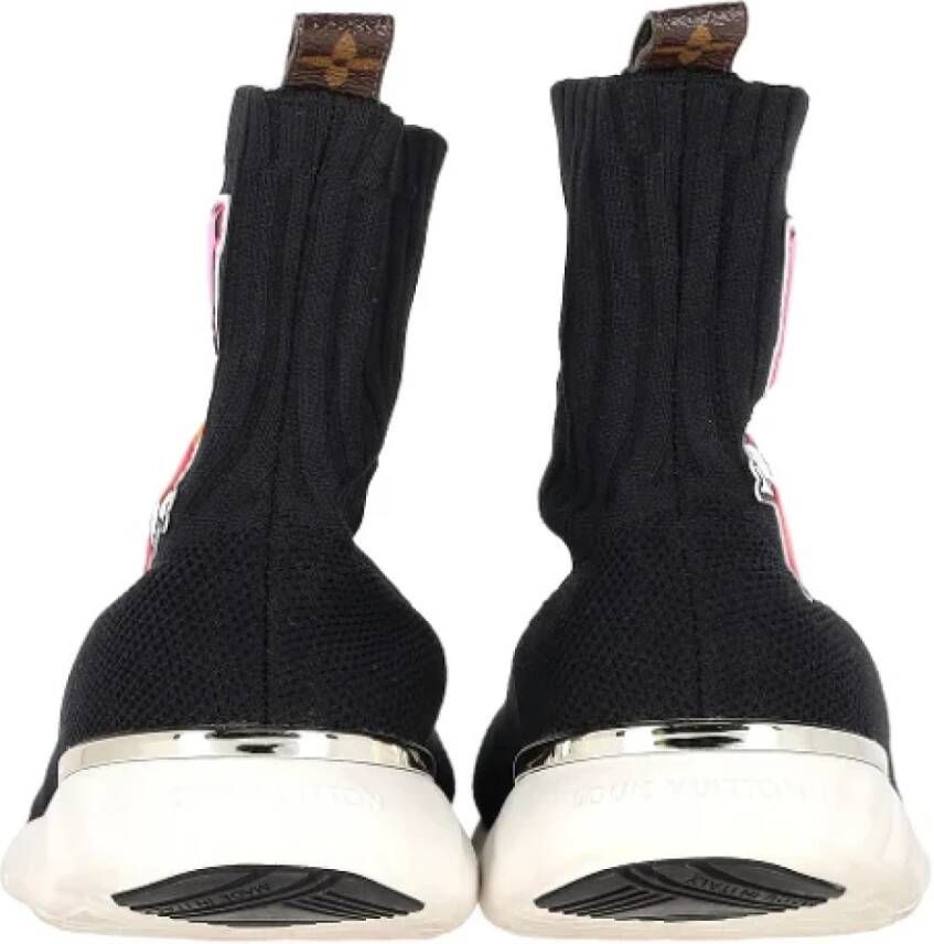 Louis Vuitton Vintage Pre-owned Polyester sneakers Black Dames