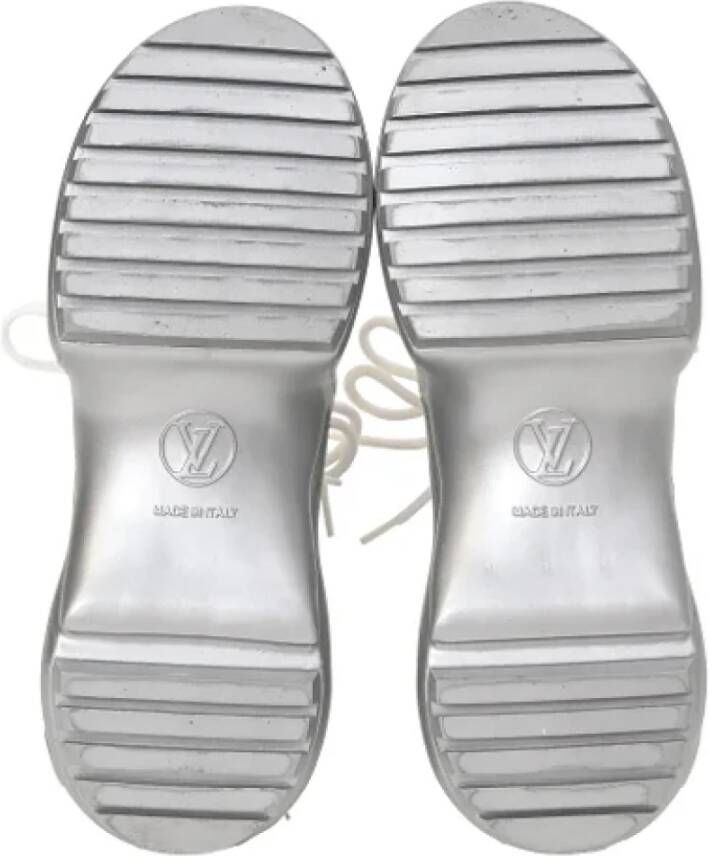 Louis Vuitton Vintage Pre-owned Polyester sneakers Gray Dames