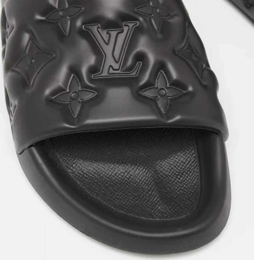 Louis Vuitton Vintage Pre-owned Rubber sandals Black Dames