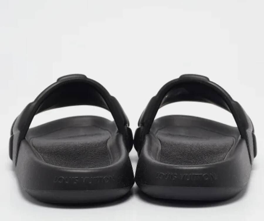 Louis Vuitton Vintage Pre-owned Rubber sandals Black Heren