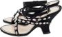 Louis Vuitton Vintage Pre-owned Satin sandals Black Dames - Thumbnail 3