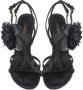 Louis Vuitton Vintage Pre-owned Satin sandals Black Dames - Thumbnail 2