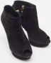 Louis Vuitton Vintage Pre-owned Suede boots Black Dames - Thumbnail 4