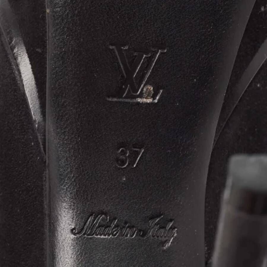 Louis Vuitton Vintage Pre-owned Suede boots Black Dames