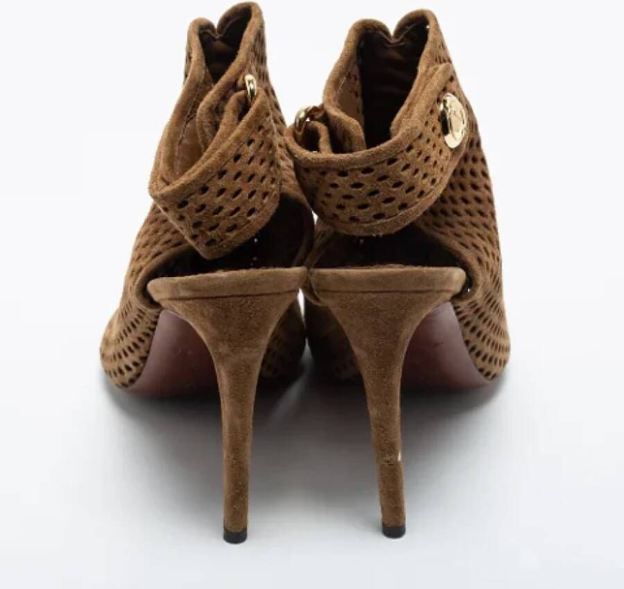 Louis Vuitton Vintage Pre-owned Suede boots Brown Dames