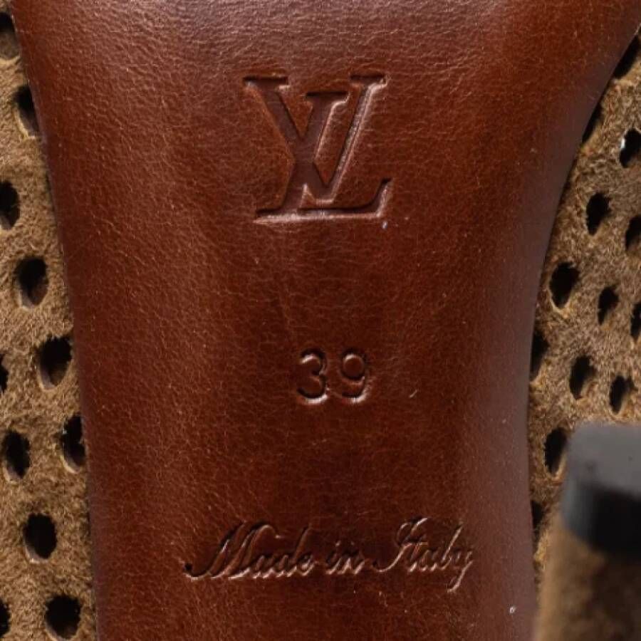 Louis Vuitton Vintage Pre-owned Suede boots Brown Dames